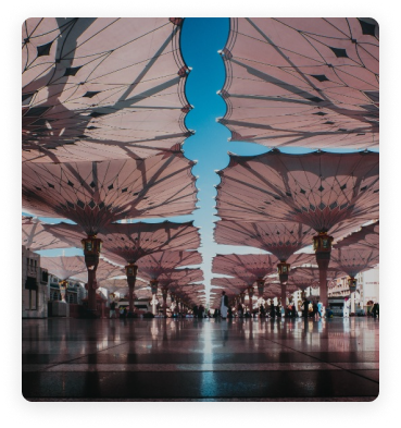 Beautiful View of Masjid al-Haram in Makkah